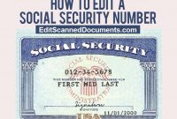 How To Edit Social Security Number And Card [Ssn Psd intended for Social Security Card Template Free