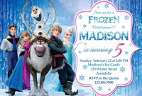 How To Get Frozen Birthday Invitations | Invitations Online in Frozen Birthday Card Template