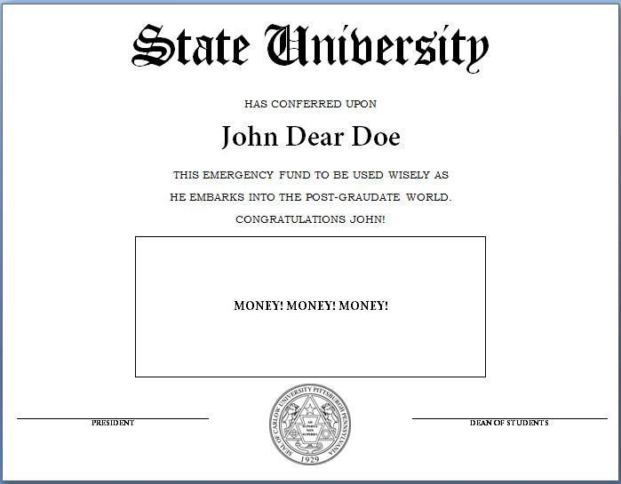How To Make A Fake Diploma (Template And Tutorial with regard to Mock Certificate Template