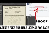 How To Make Fake Document / Business License For Facebook pertaining to Fake Business License Template