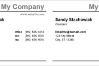 How To Make Free Business Cards In Microsoft Word With Templates in Microsoft Templates For Business Cards