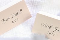 How To Print Place Cards in Fold Over Place Card Template