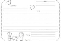 How To Write A Friendly Letter Free Printables | Friendly throughout Blank Letter Writing Template For Kids
