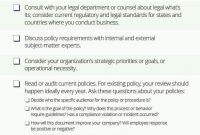 How To Write Policies And Procedures | Smartsheet with regard to Health And Safety Policy Template For Small Business