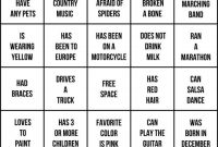 Icebreakers: The Best Way To Get A Party Started (With for Ice Breaker Bingo Card Template