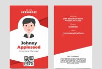 Id Card Template | Free Vector within Template For Id Card Free Download