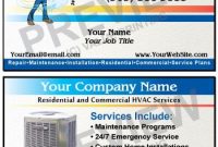 Image Result For Business Card Ideas For Hvac And Electrical intended for Hvac Business Card Template