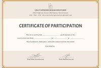 Image Result For Work Conference Certificates | Certificate within Conference Participation Certificate Template