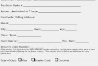 Imposing Credit Card On File Form Templates Template within Credit Card On File Form Templates