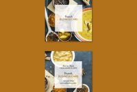 Indian Food Business Card Template | Free Psd File for Food Business Cards Templates Free