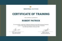Industrial-Certificate-Of-Training-Template-Doc-Pdf within Training Certificate Template Word Format