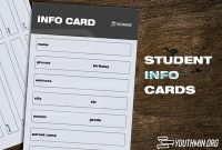 Information Card Designs, Themes, Templates And Downloadable throughout Student Information Card Template