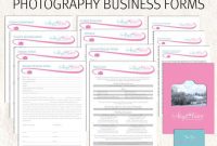 Instant Download Photography Business Forms Camera Logo throughout Photography Business Forms Templates