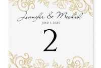 Instant Download – Wedding Table Number Card Template inside Table Number Cards Template