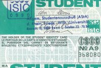 International Student Identity Card – Wikiwand intended for Isic Card Template