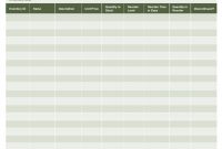 Inventory List regarding Small Business Inventory Spreadsheet Template