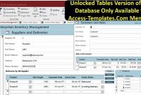 Inventory Management System For Small Business In Access intended for Small Business Access Database Template