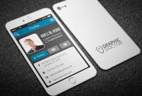 Iphone Business Card Template On Behance within Iphone Business Card Template