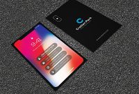 Iphone X Business Cardajoy Kumer On Dribbble with Iphone Business Card Template