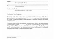 Jct Practical Completion Certificate Template (7 in Practical Completion Certificate Template Jct