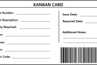 Kanban – Lean Toolsetlean Toolset in Kanban Card Template