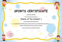 Kids Sports Participation Certificate Template | Sports Day with regard to Sports Day Certificate Templates Free