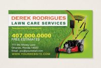Landscaping Lawn Care Mower Business Card Template | Zazzle with regard to Lawn Care Business Cards Templates Free