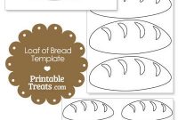Loaf Of Bread Shape Template From Printabletreats intended for First Communion Banner Templates