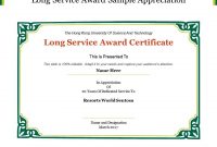 Long Service Award Sample Appreciation | Ppt Images Gallery throughout Long Service Certificate Template Sample