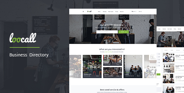 Loocall - Business Directory WordPress Theme in WordPress Business Directory Template