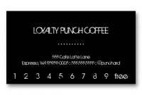 Loyalty Coffee Punch-Card | Zazzle | Punch Cards pertaining to Business Punch Card Template Free