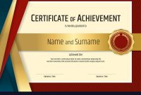Luxury Certificate Template With Elegant Border inside High Resolution Certificate Template