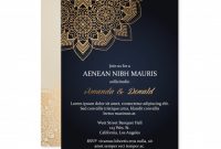 Luxury Wedding Invitation Card Template | Free Vector in Invitation Cards Templates For Marriage