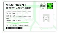 M.i.9 Secret Agent Id Card Download | Id Card Template, Card within Spy Id Card Template