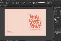 Make It, Sell It: Greeting Cards In Adobe Indesign | Create in Indesign Birthday Card Template