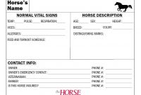 Make Sure Important Information Is Always Accessible At Your intended for Horse Stall Card Template