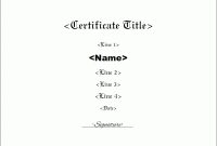 Make Your Own Certificate for Borderless Certificate Templates