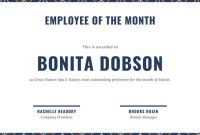 Manager Of The Month Certificate Template (6 regarding Manager Of The Month Certificate Template