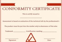 Manufacturing Certificate Of Conformance Template | Best within Certificate Of Manufacture Template