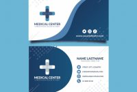 Medical Business Card Template With Modern Style | Free Vector intended for Medical Business Cards Templates Free