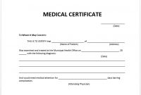Medical Certificate | Doctors Note Template, Doctors Note with Fake Medical Certificate Template Download
