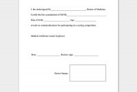Medical Certificate From Doctor Template | 17+ Free Samples intended for Free Fake Medical Certificate Template