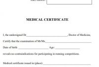 Medical Certificate Templates | 26+ Free Word Templates inside Australian Doctors Certificate Template