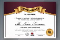 Mehrzweck Professional Certificate Template Design. Vektor pertaining to Professional Award Certificate Template