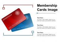 Membership Cards Image | Powerpoint Slide Template with Template For Membership Cards
