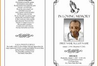 Memorial Card Templates Free Download Inspirational Memorial inside Remembrance Cards Template Free