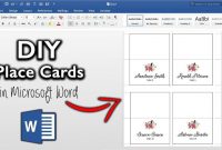 Microsoft Word Place Card Template ~ Addictionary with regard to Free Template For Place Cards 6 Per Sheet