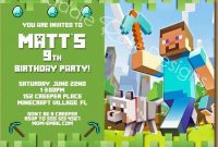 Minecraft Happy Birthday Card Printable | Free Download Card throughout Minecraft Birthday Card Template