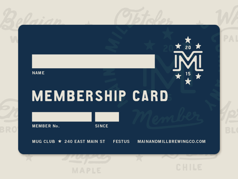 Mmbc // Membership Card | Membership Card, Gift Card Design inside Template For Membership Cards