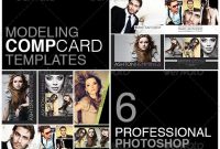 Model Comp Card Photoshop Template On Behance pertaining to Free Model Comp Card Template